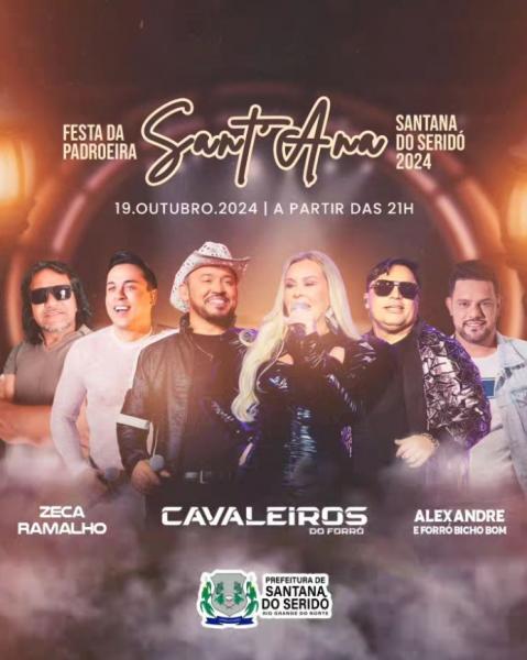 Cavaleiros do Forró, Zeca Ramalho e Alexandre & Forró Bicho Bom - Festa de Santana