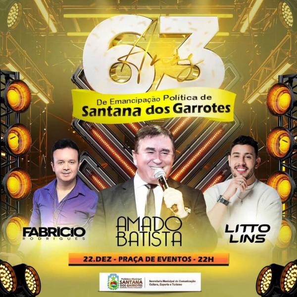 Amado Batista, Fabrício Rodriges e Litto Lins