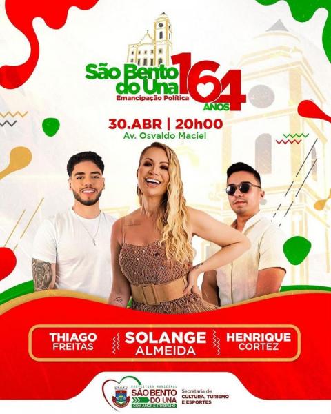 Solange Almeida, Thiago Freitas e Henrique Cortez