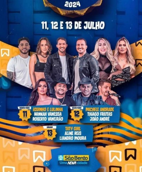 Michele Andrade, Thiago Freitas e João André