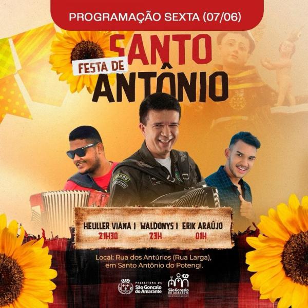 Waldonys, Heuller Viana e Erik Araújo - Santo Antônio