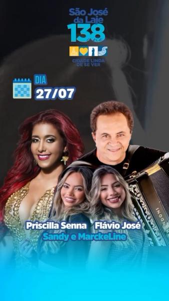 Flávio José, Sandry & Marckeline e Priscila Senna