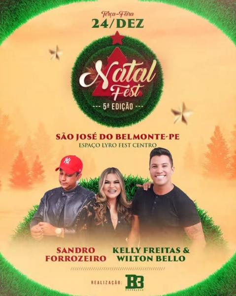 Sandro Forrozeiro e Kelly Freitas & Wilton Bello - 5º Natal Fest