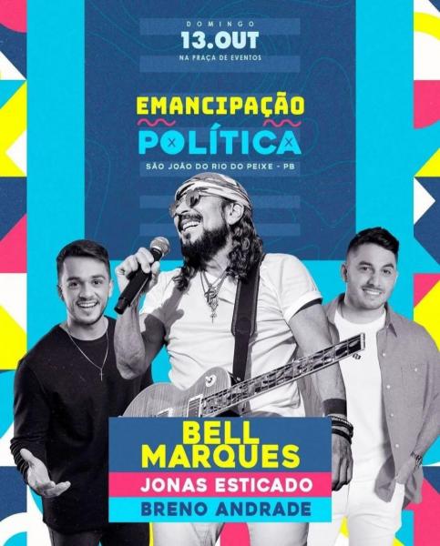 Bell Marques, Jonas Esticado e Breno Andrade