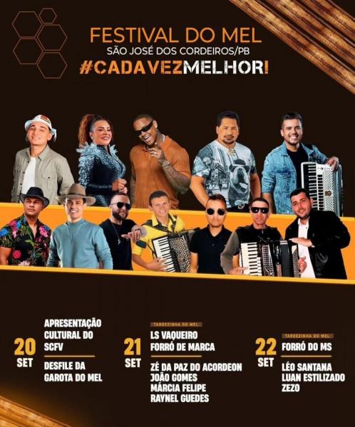 Zé da Paz do Acordeon, João Gomes, Márcia Felipe e Raynel Guedes - Festival do Mel 2024