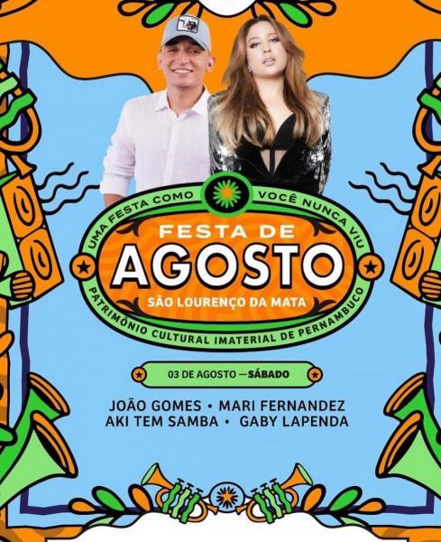 João Gomes, Mari Fernandez, Aki Tem Samba e Gaby Lapenda - Festa de Agosto