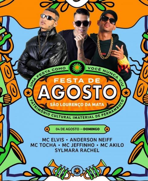 Mc Elvis, Anderson Neiff, Mc Tocha, Mc Jeffinho, Mc Akilo e Sylmara Rachel - Festa de Agosto