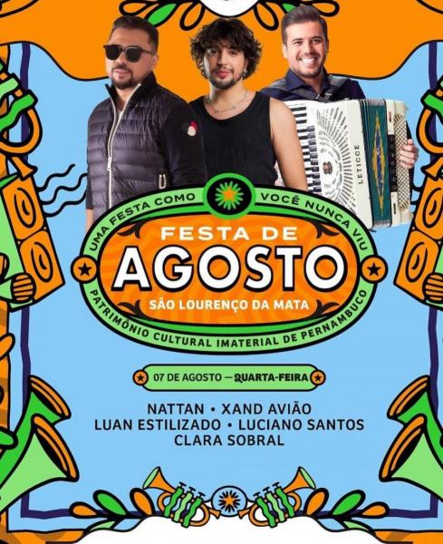 Nattan, Xand Avião, Luan Estilizado, Luciano Santos e Clara Sobral - Festa de Agosto
