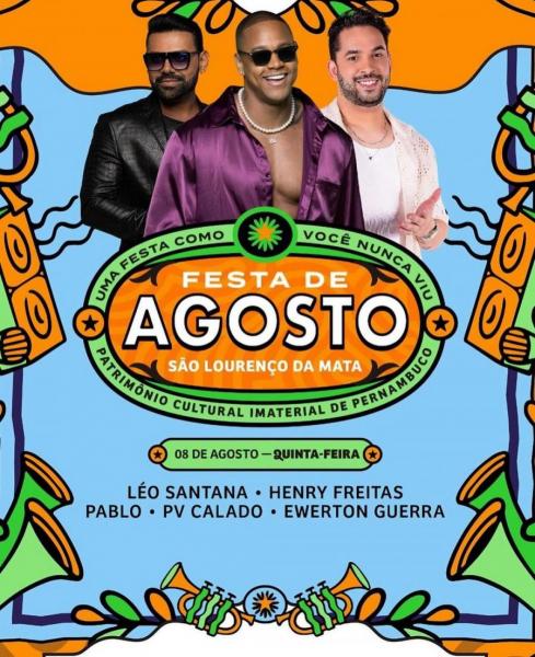 Léo Santana, Henry Freitas, Pablo, PV Calado e Ewerton Guerra - Festa de Agosto