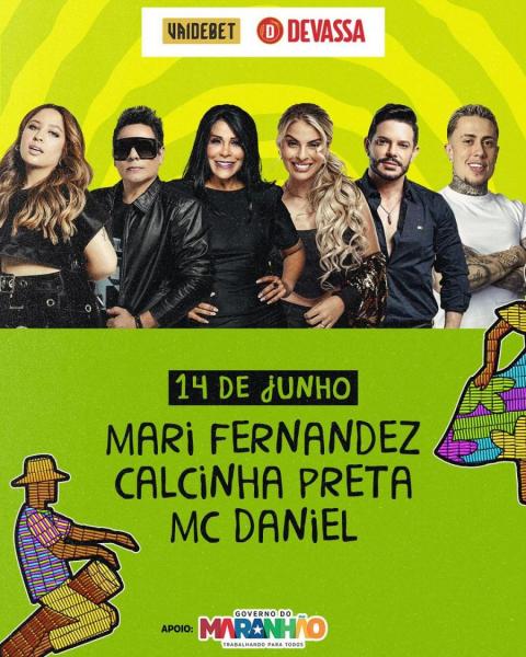 Mari Fernandez, Calcinha Preta e Mc Daniel - Bumba Meu São João