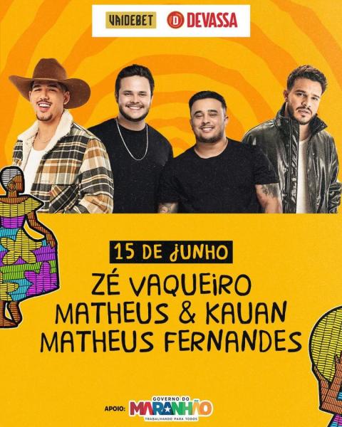 Zé Vaqueiro, Matheus & Kauan e Matheus Fernandes - Bumba Meu São João