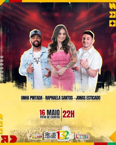 Unha Pintada, Raphaela Santos e Jonas Esticado