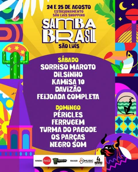 Sorriso Maroto, Dilsinho, Kamisa 10, Davizão e Feijoada Completa - Samba Brasil São Luís