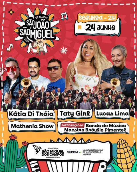 Kátia Di Tróia, Taty Girl, Lucas Lima, MAtheria Show e Maestro Bráulio Pimentel