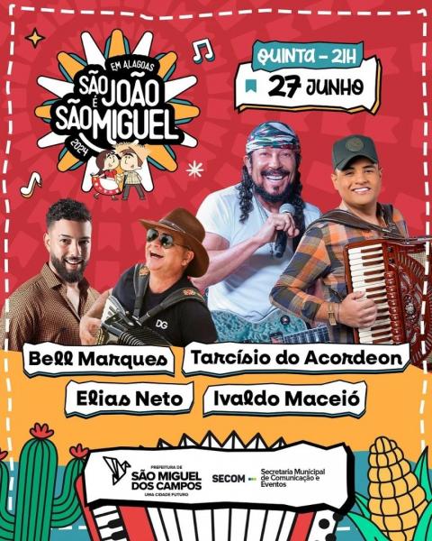 Bell Marques, Tarcísio do Acordeon, Elias Neto e Ivaldo Maceió