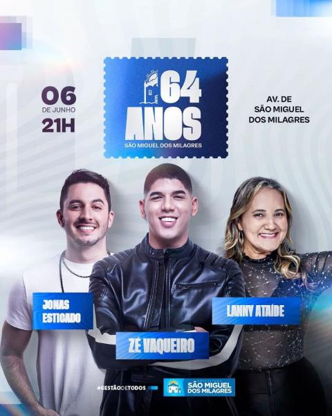 Zé Vaqueiro, Jonas Esticado e Lanny Ataíde