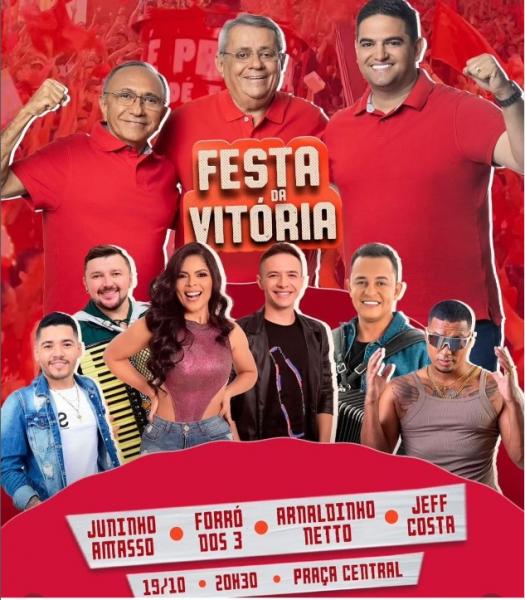 Juninho Amasso, Forró dos 3, Arnaldinho Netto e Jeff Costa - Festa da Vitória