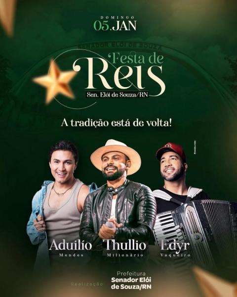 Thullio Milionário, Aduilío Mendes e Edyr Vaqueiro - Festa de Reis 2025