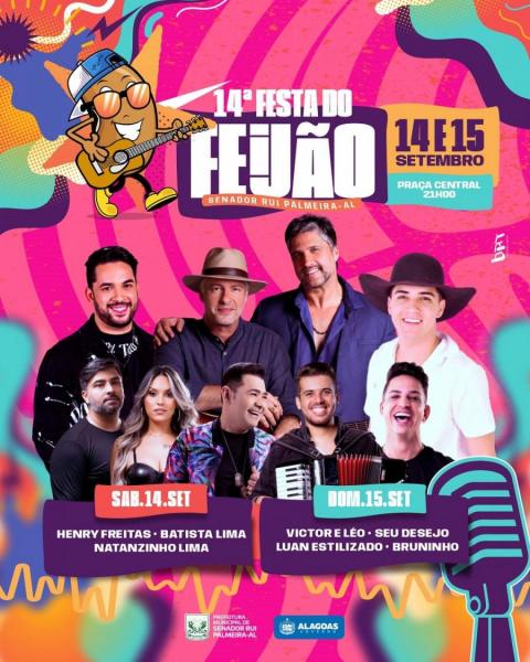 Henry Freitas, Batista Lima e NAtanzinho Lima - 14ª Festa do Feijão 2024