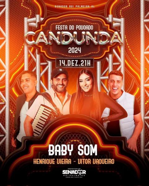 Baby Som, Henrique Vieira e Vitor Vaqueiro - Festa do Povoado Candunda 2024