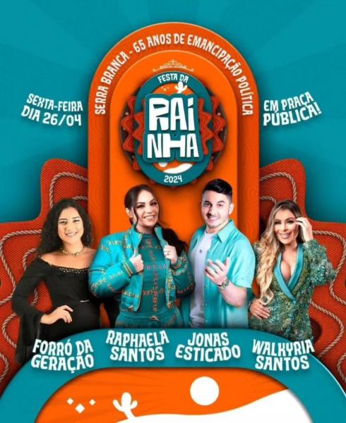 Forró da Geração, Raphaela Santos, Jonas Esticado e Walkyria Santos - Festa da Rainha