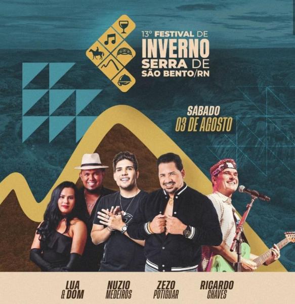 Lua & Dom, Nuzio Medeiros, Zezo Potiguar e Ricardo Chaves - 13º Festival de Inverno de Serra de São Bento
