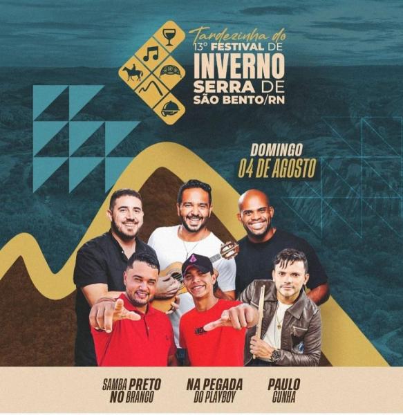 Samba Preto no Branco, Na Pegada do Playboy e Paulo Cunha - 13º Festival de Inverno de Serra de São Bento
