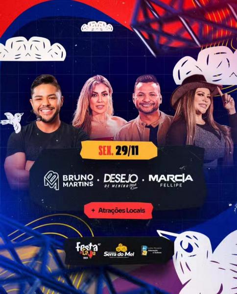 Bruno Martins, Desejo de Menina e Márcia Fellipe - 42ª Festa do Caju