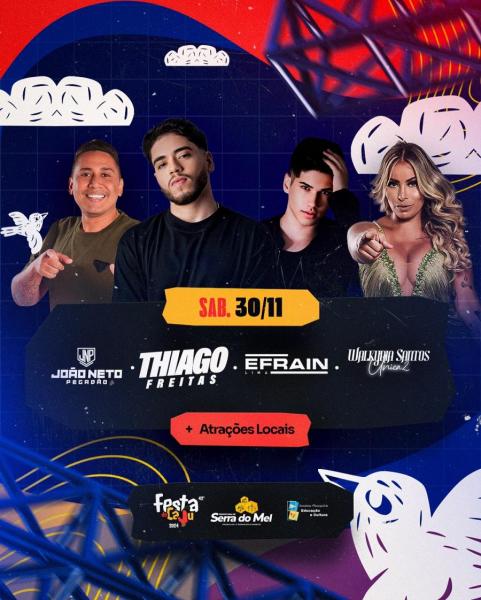 João Neto Pegadão, Thiago Freitas, Efrain Lima e Walkyria Santos - 42ª Festa do Caju