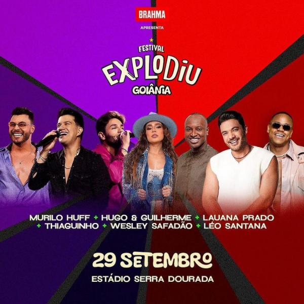 Murilo Huff, Hugo & Guilherme, Lauana Prado, Thiaguinho, Wesley Safadão e Léo Santana - Explodiu Goiânia