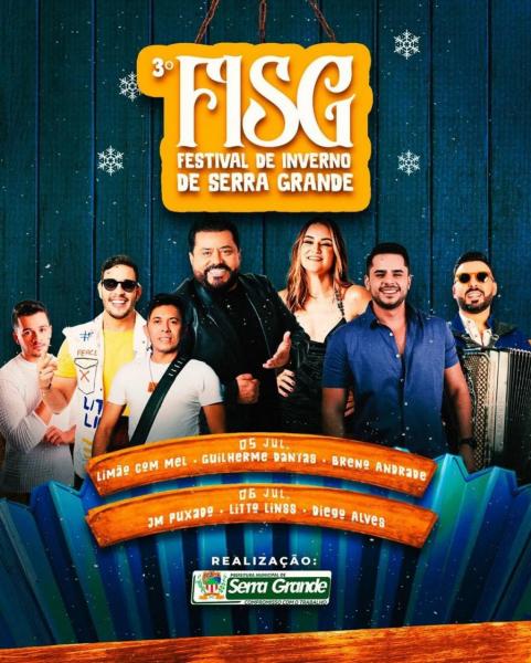 Limão com Mel, Guilherme Dantas e Breno Andrade - 3º Festival de Inverno de Serra Grande - FISG