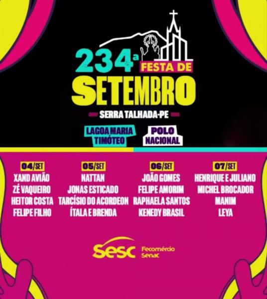 João Gomes, Felipe Amorim, Raphaela Santos e Kenedy Brasil - Festa de Setembro