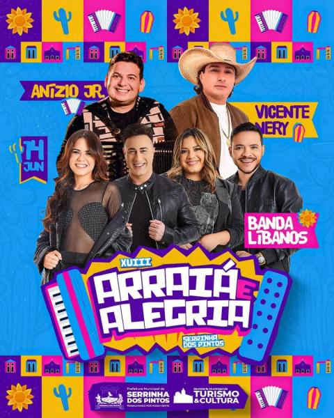 Anízio Jr., Vicente Nery e Banda Líbanos - XVIII Arraiá e Alegria