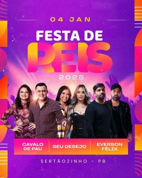 Cavalo de Pau, Seu Desejo e Everson Félix - Festa de Reis 2025