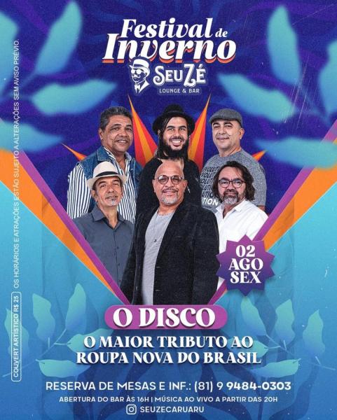 O Disco - Tributo ao Roupa Nova - Festival de Inverno do Seu Zé