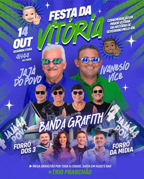Pranchão com Forró dos 3, Grafith e Forró da Mídia - Festa da Vitória