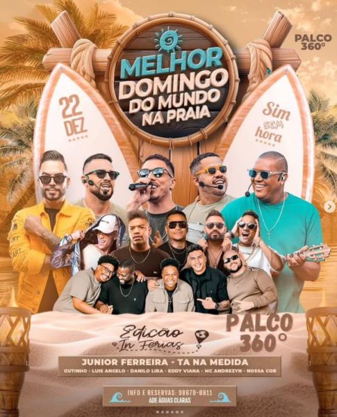 Junior Ferreira, Ta na Medida, Gutinho, Luis Angelo, Danilo Lira, Eddy Viana e Mc Andrezyn - Melhor Domingo do Mundo na Praia