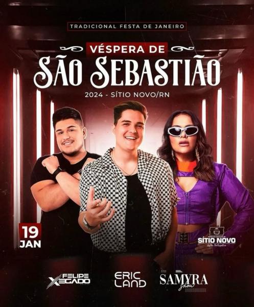 Felipe Xegado, Eric Land e Samyra Show