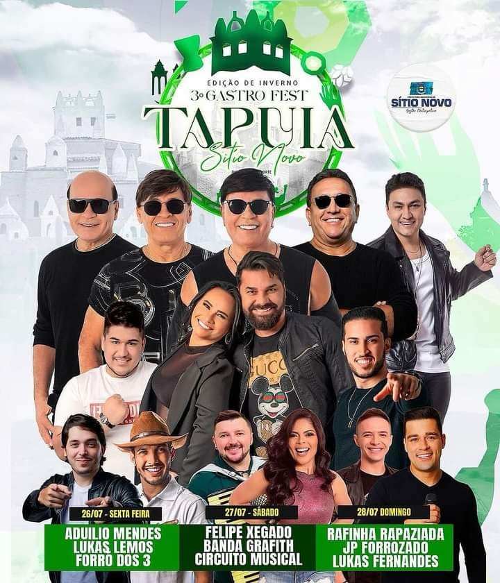 Aduilio Mendes, Lukas Lemos e Forró dos 3 - 3º Gastro Fest Tapuia