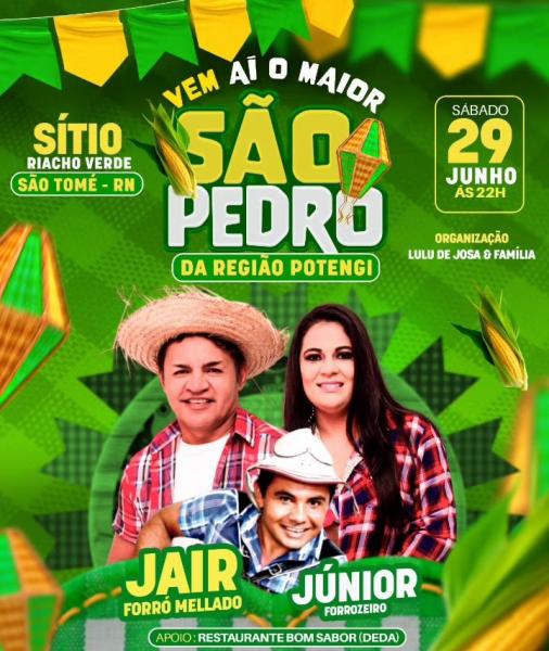 Jair Forró Mellado e Júnior Forrozeiro - São Pedro da Região Potengi