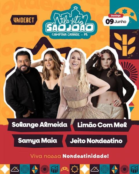 Solange Almeida, Limão com Mel, Samya Maia e Jeito Nordestino