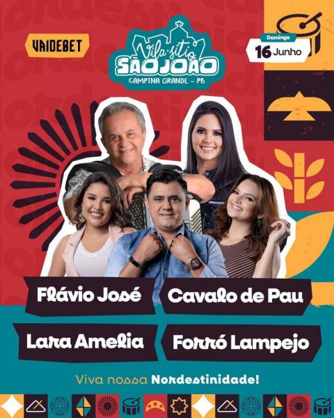 Flávio José, Cavalo de Pau, Lara Amelia e Forró Lampejo