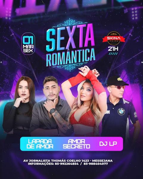 Lapada de Amor, Amor Secreto e Dj LP - Sexta Romântica