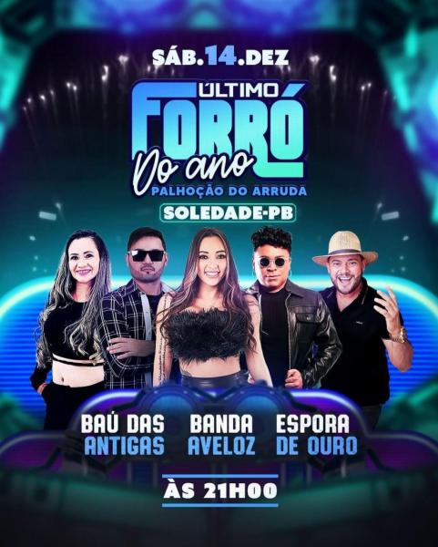 Banda Aveloz, Baú das Antias e Espora de Ouro - Último Forró do Ano