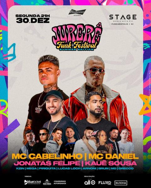 Mc Cabelinho, Mc Daniel, Jonatas Felipe e Kauã Sousa - Jurerê Funk Festival
