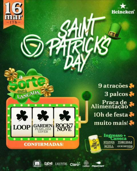 Loop, Garden e Rock7Nove - Saint Patrick´s Day