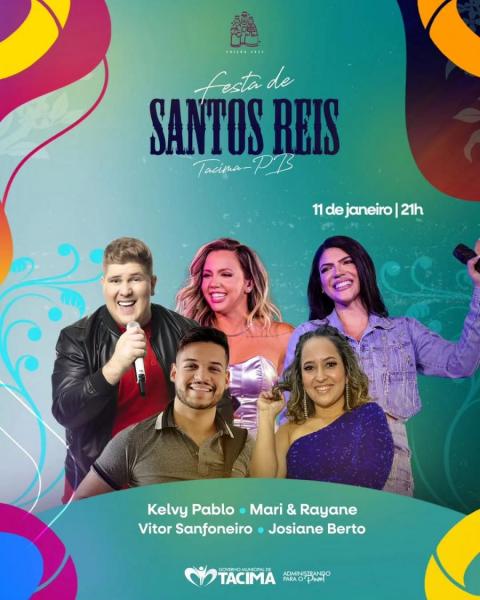 Kelvy Pablo, Mari & Rayane, Vitor Sanfoneiro e Josiane Berto - Festa de Santos Reis 2025