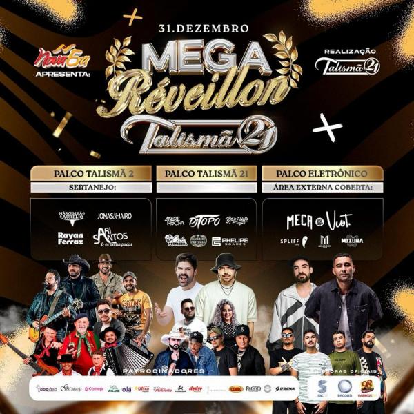 Jonas & Jairo, Rayan Ferraz, André Rocha, Phelipe Soares, Meca, Spliff e Mizura - Mega Réveillon Talismã 21