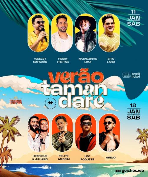 Henrique & Juliano, Felipe Amorim, Léo Foguete e Grelo - Verão Tamandaré 2025