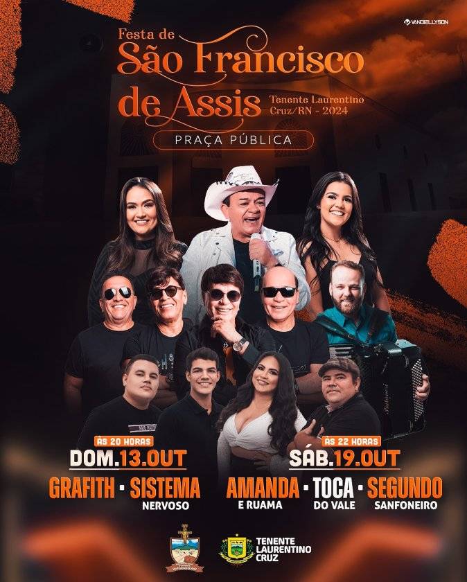 Grafith e Sistema Nervoso - Festa de São Francisco de Assis